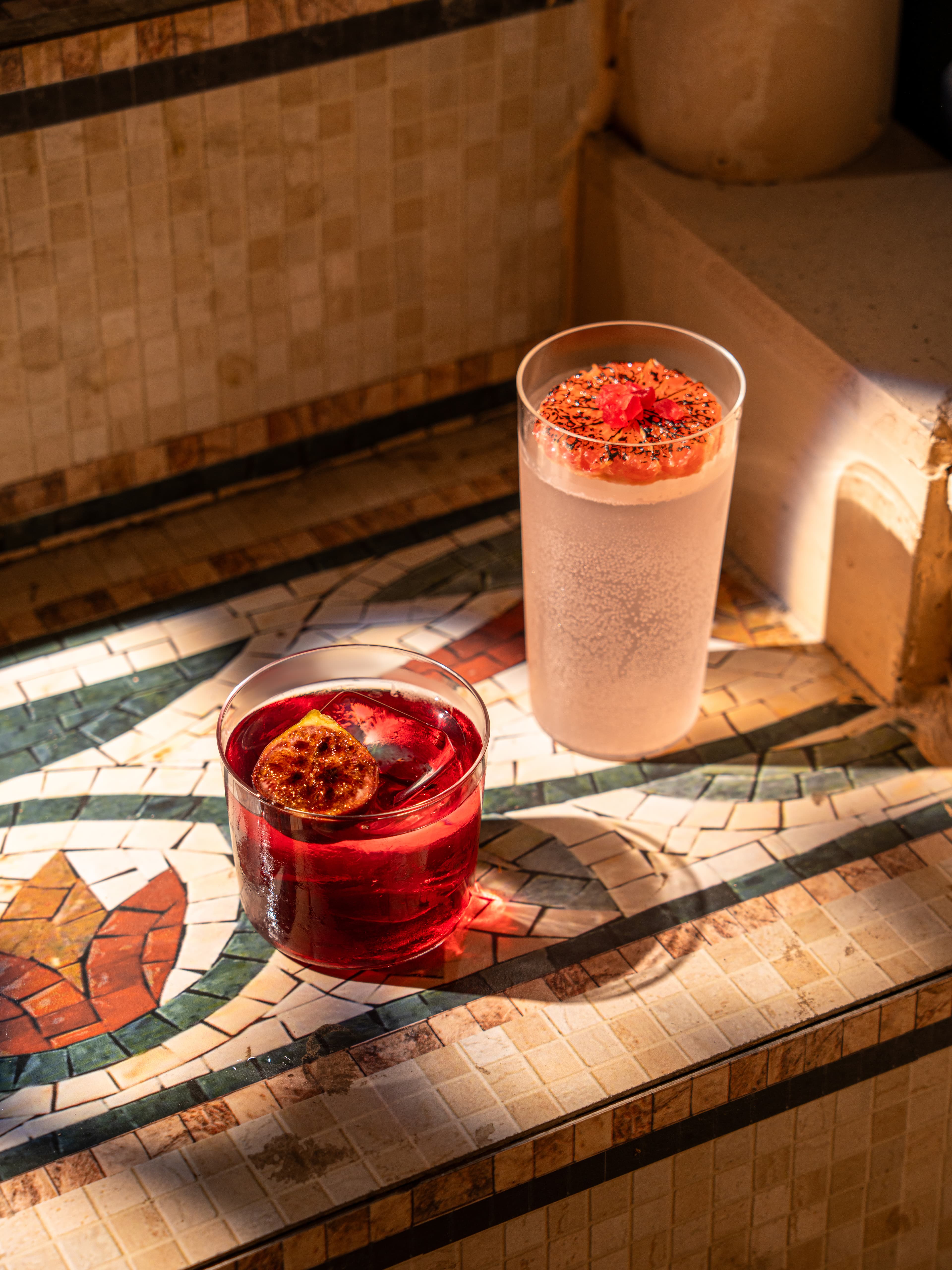 Artistic cocktail mix