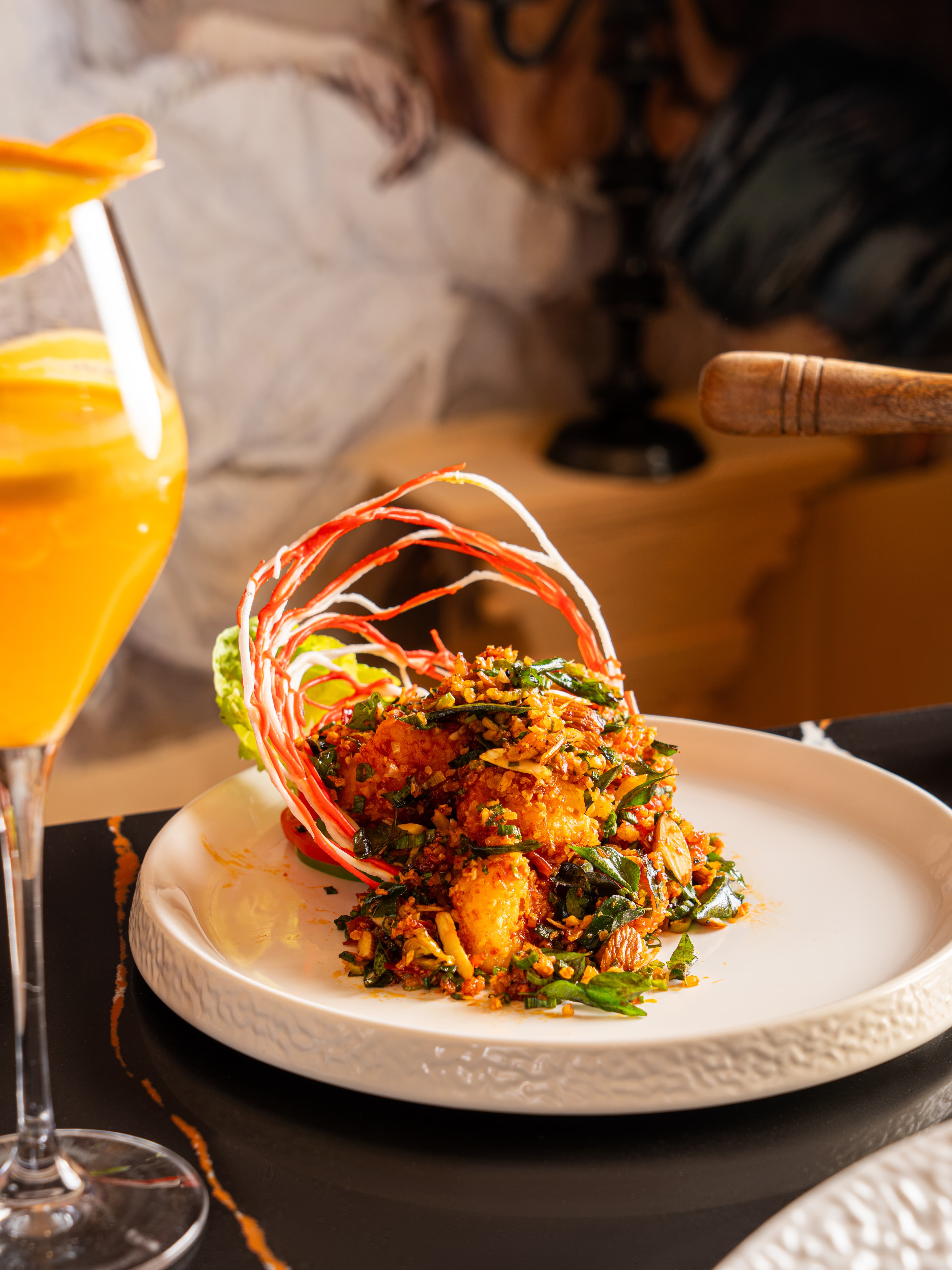 High-end food presentation